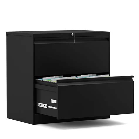 walmart w 2-drawer steel lateral file cabinet black|GangMei Black Metal Lateral File Storage Cabinet with 2 .